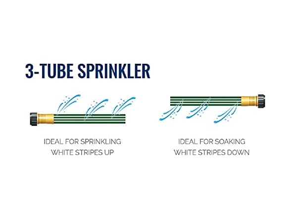 Flexon 25-Foot Three Tube Sprinkler Hose