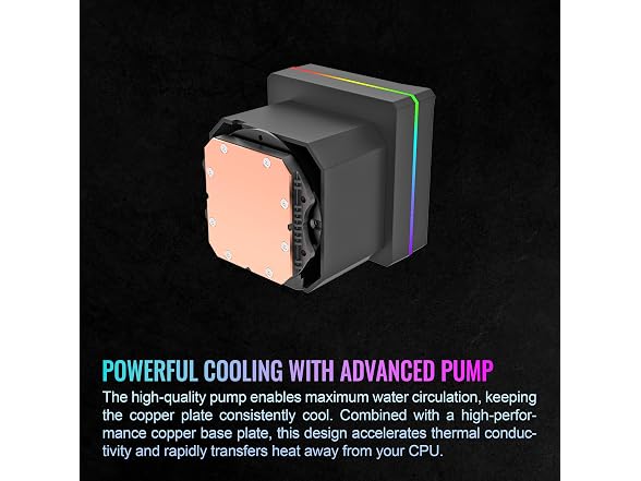 Thermaltake TH240 V3 ARGB CPU Liquid Cooler 240mm