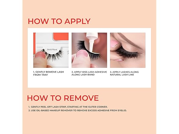 KISS KISS My Lash But Bolder, False Eyelashes