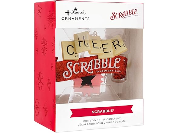 Hallmark Hasbro Scrabble Christmas Ornament