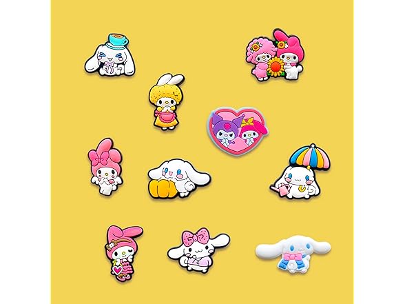 pocpockets 40Pcs Cartoon Shoe Charms