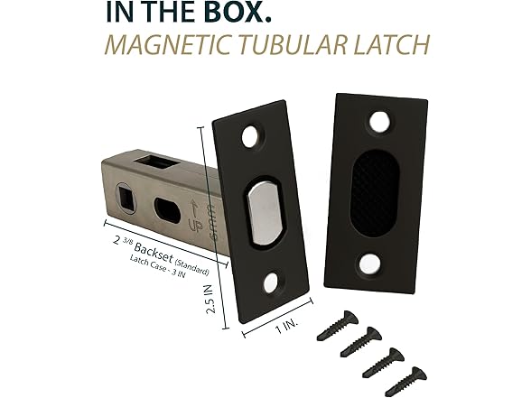 Mega Handles Magnetic Tubular Latch
