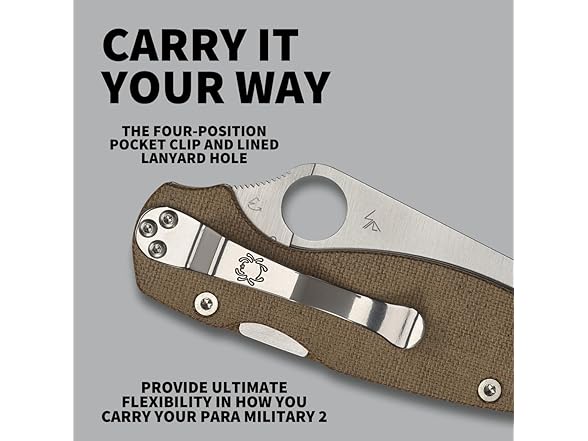 Spyderco Military 2 Signature Knife 3.47"