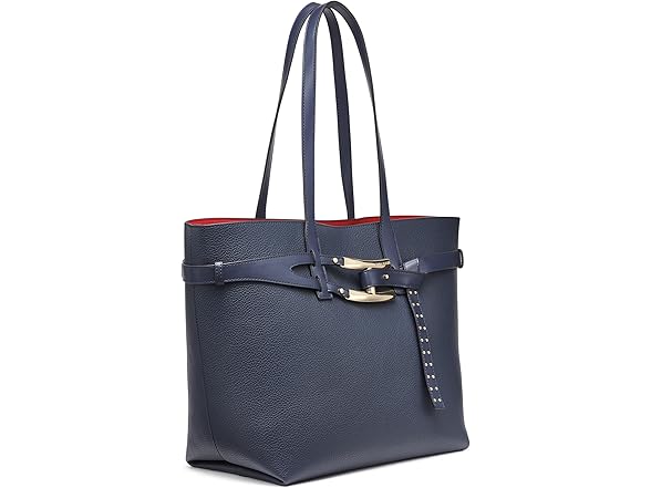 HALSTON H Tasha Rocky Road With Studs Magnetic Snap Tote