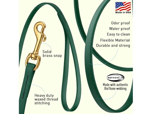 Viper K9 Biothane Working Dog Leash Waterpro