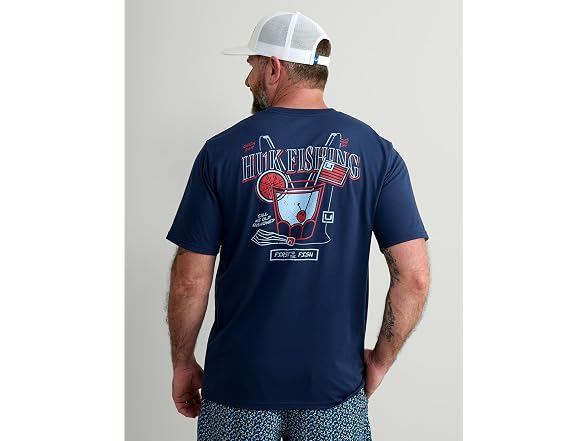 HUK Mens Short Sleeve Performance Tee