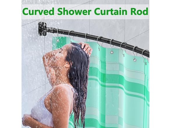 Hoachily Curved Shower Curtain Rod