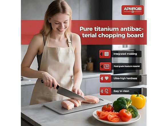 APMRQIB Titanium Cutting Board