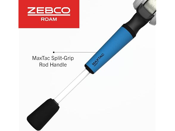 Zebco Roam Baitcast Reel and Fishing Rod Combo
