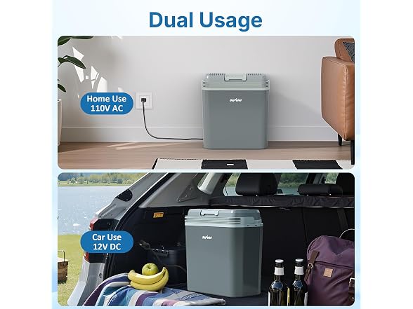 SUNVIVIPRO 21QT Car Fridge with Handle