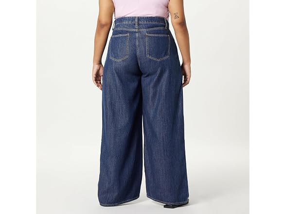 The Drop Alba Wide-Leg Relaxed Denim
