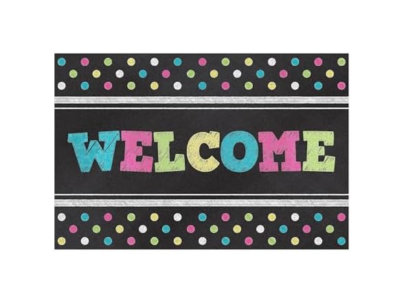 Teacher Created Resources Chalkboard Brights Welcome