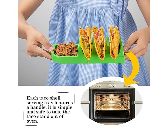 OOFAYBILL Taco Holders Set of 4 -
