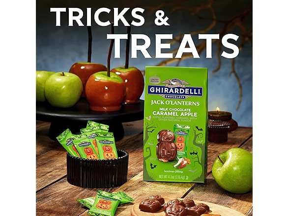 Ghirardelli Milk Choc Caramel Jack OLant