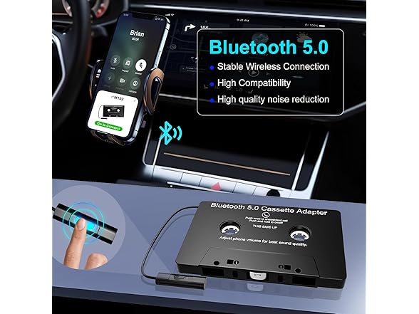 Car Audio Cassette to Aux Adapter