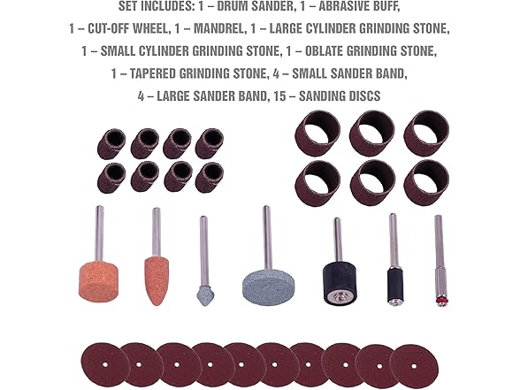 31pc Rotary Tool Set