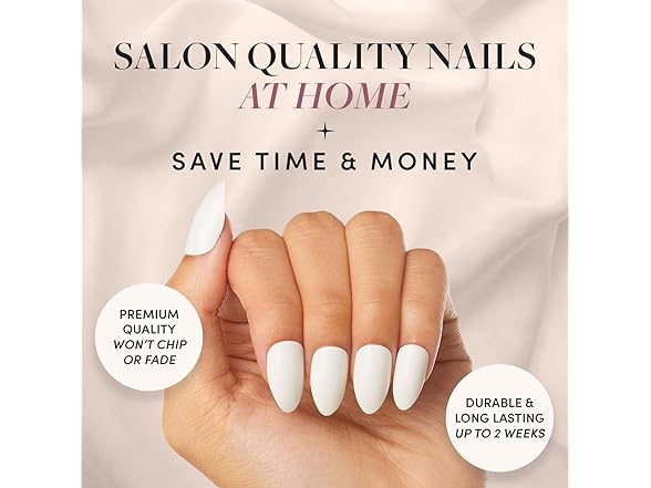 Glamnetic Press On Nails - Angel