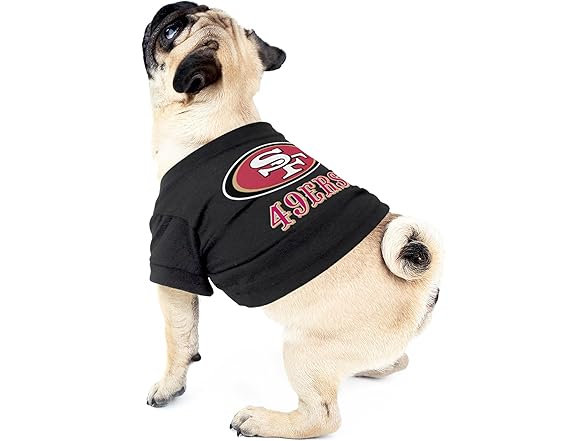 NFL 49ers Pet T-Shirt, XS