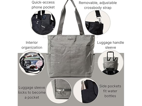Baggallini Carryall Daily Tote Bag