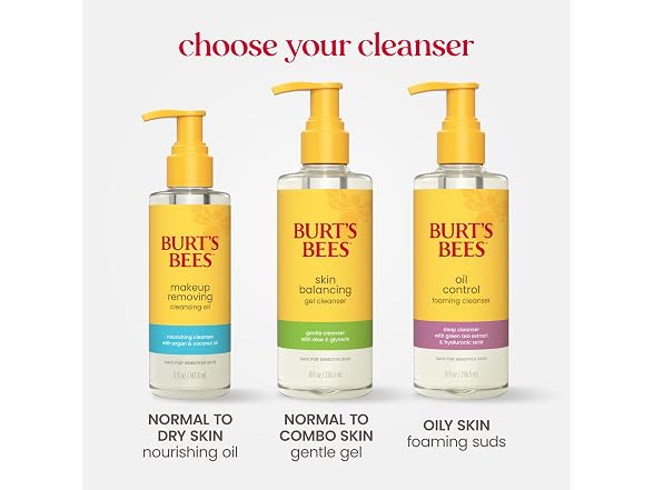 Burts Bees Oil Control Foaming Cleanser 8 oz