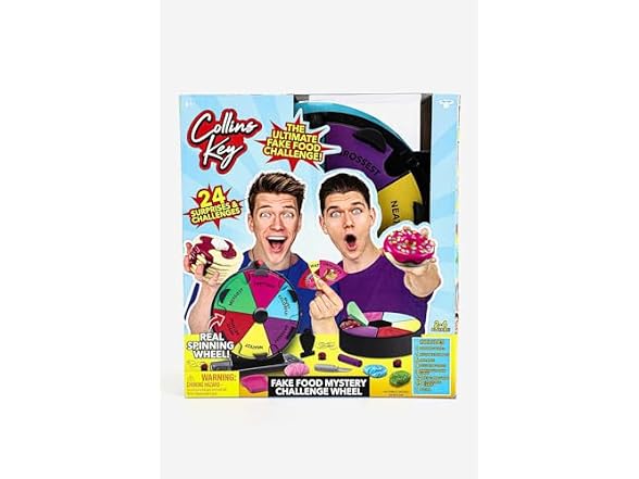 Collins Key Fake Food Mystery Challenge Wheel