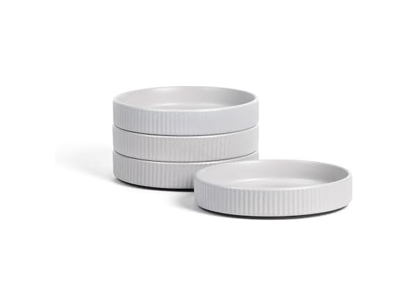 Stone Lain Stoneware 4Pc Bowl Sets, Grey
