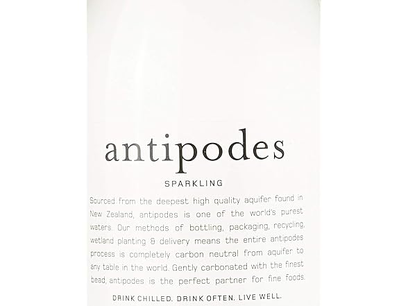 Antipodes Water Sparkling Water, 1000 ML
