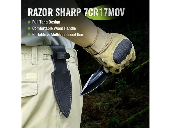 Mossy Oak Hunting Knife with Sheath