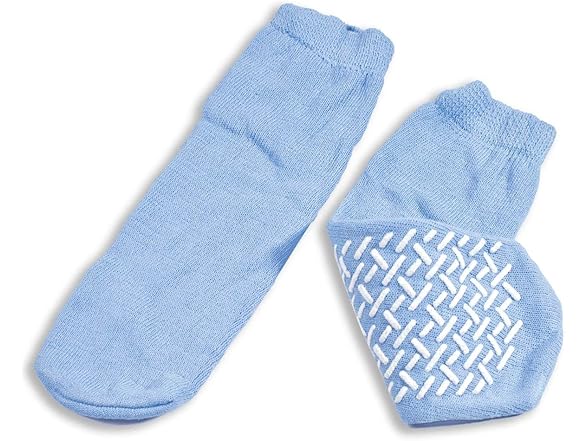  Dynarex Slipper Socks; Large Sky Blue 4