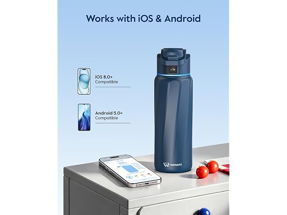WaterH BOOST Smart Water Bottle, 32oz