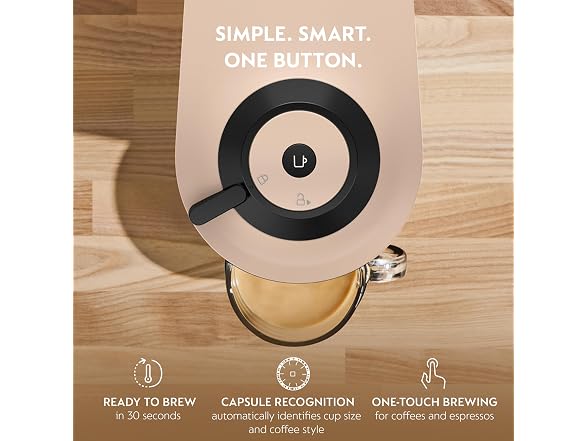 Nespresso Vertuo Pop+ Maker by De'Longhi, Beige