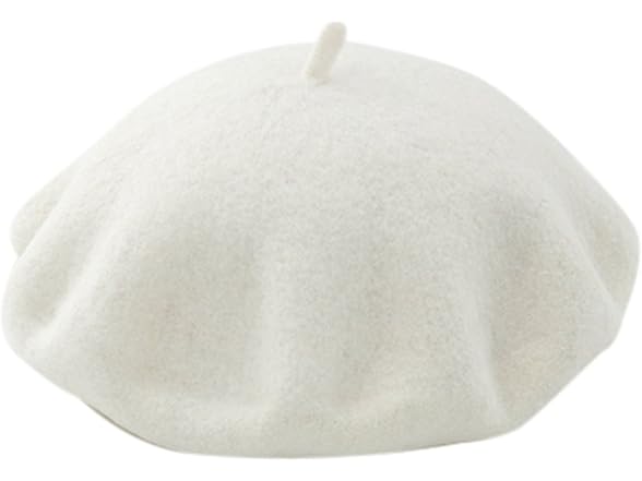 ICSTH Womens Solid Color Wool Beanie