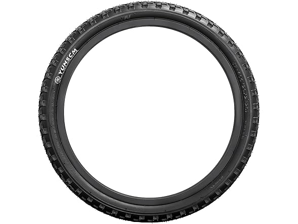 YUNSCM 24" MTB Tires & Tubes Set, 2-Pack