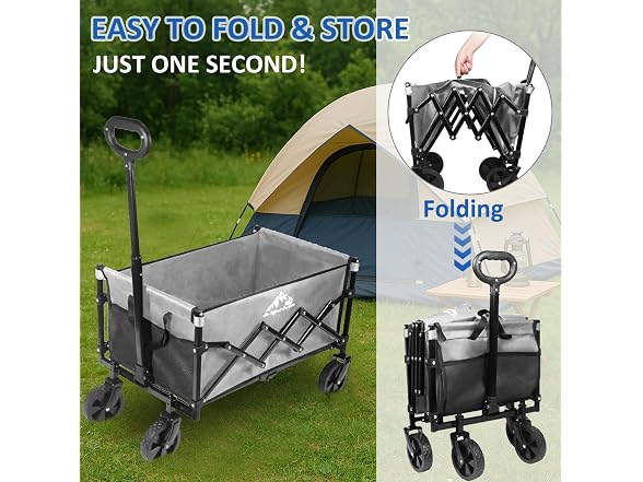 VOYSIGN Collapsible Wagon Cart 352LBS