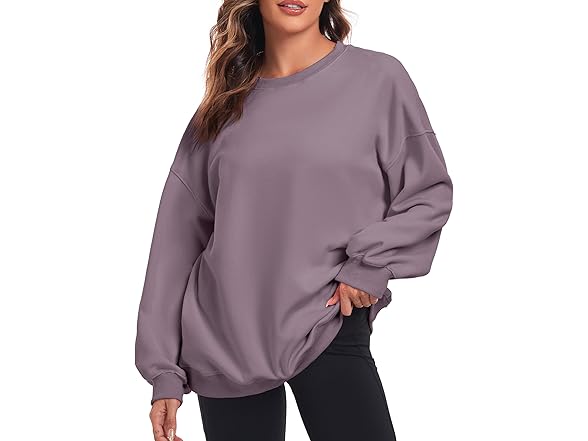 Fkeep Women Oversized Sweatshirt Women Crew Tops