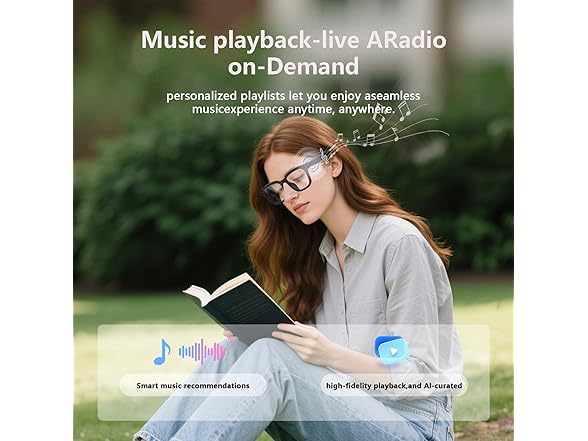 AI Smart Glasses | 8MP Camera | AI Translation