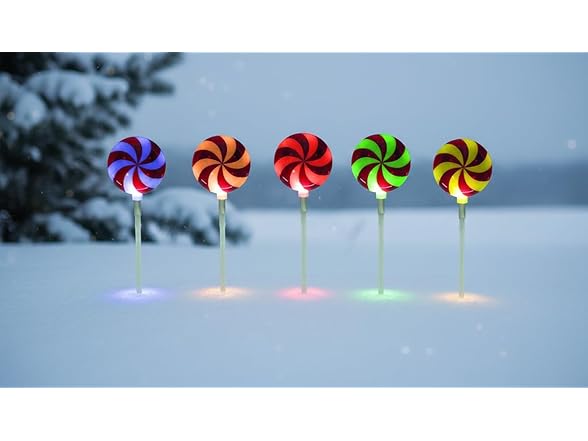 Brite Star Candy Lollipop Path Lights