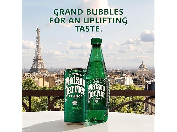 8CT Maison Perrier Ultimate Sparkling Water, 11.15 oz.