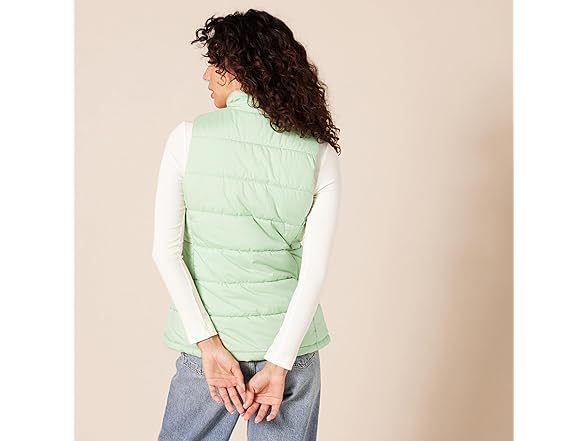 Amazon Essentials Womens Mid Puffer Vest