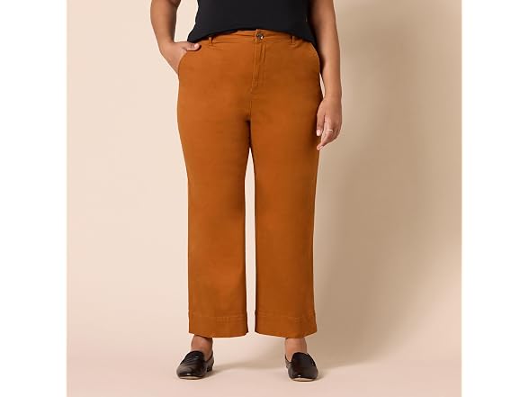 Amazon Essentials Women High-rise Pant Caramel