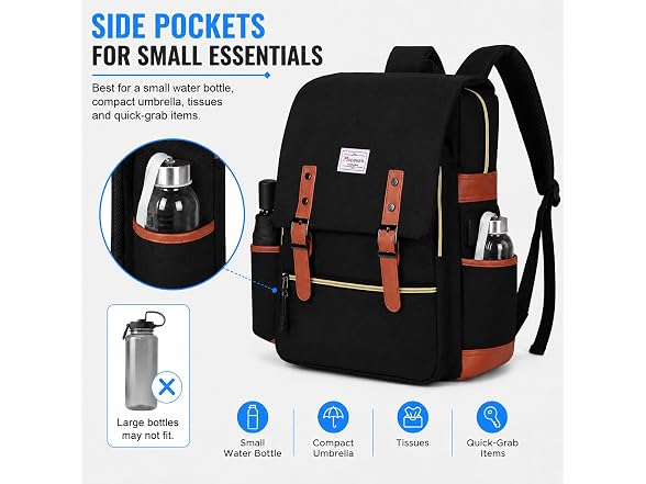 Modoker Vintage Laptop Backpack for Wom