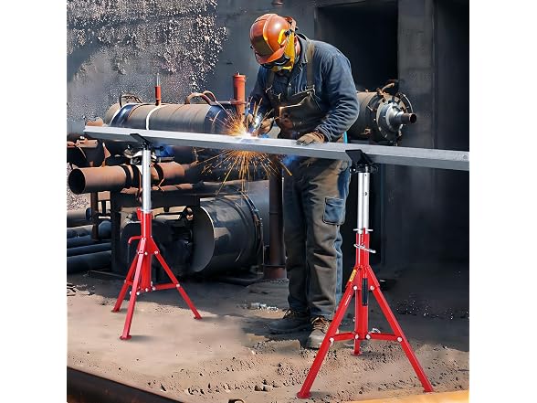 V Head Pipe Stand Adjustable Height 28-52 Inch