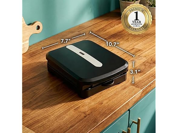 OVENTE 2-Serving Electric Indoor Grill & Panini Press 