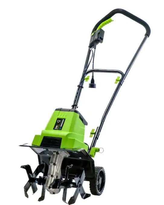 EarthWise 12 in. 9 Amp Electric Garden Tiller Cultivator - Gallery 7