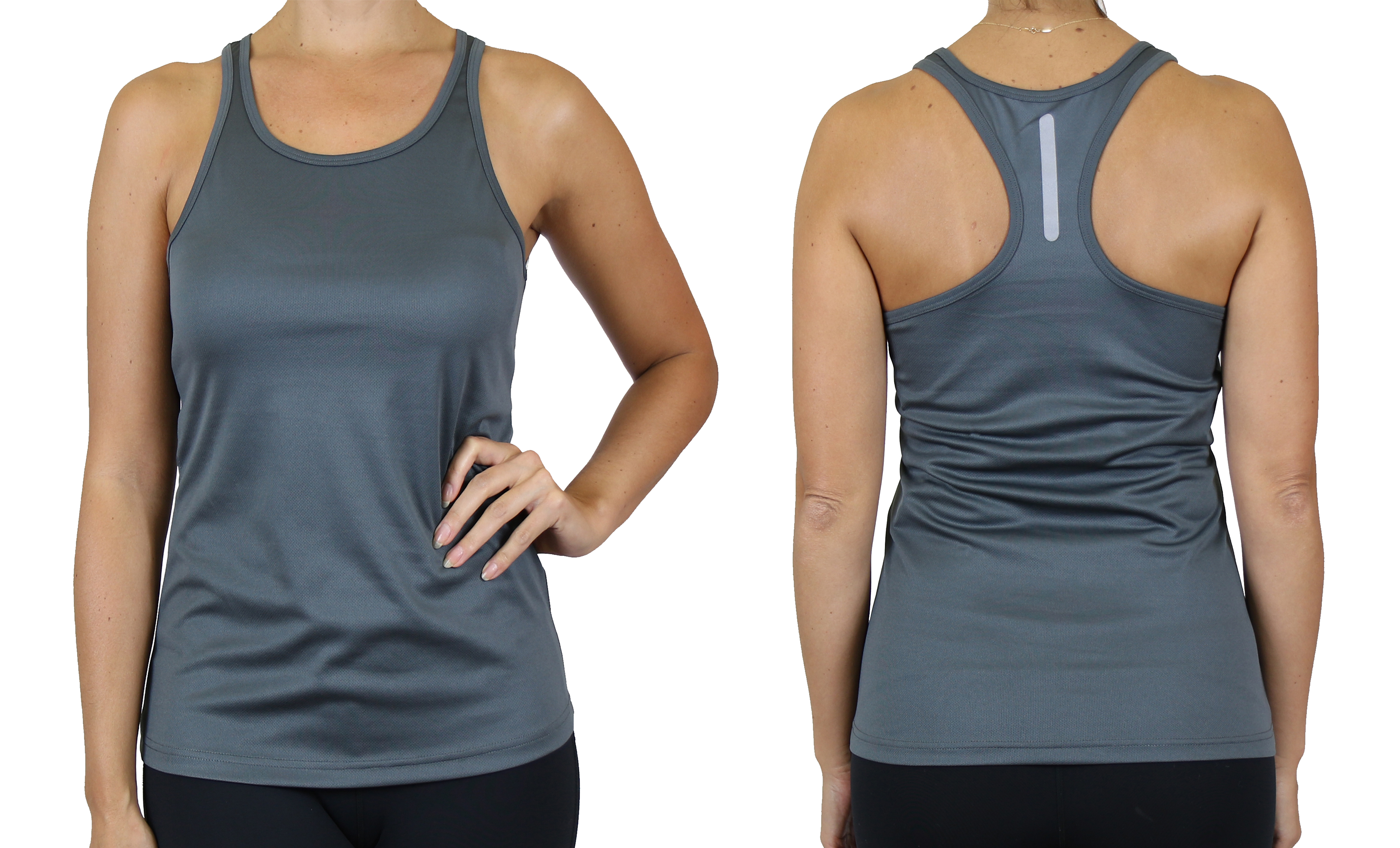 5Pk Asst Womens Active Racerback Tank (S-3XL) - Gallery 23
