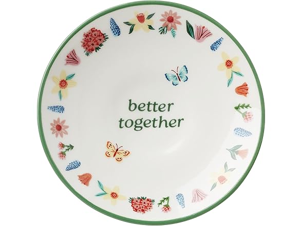 Oneida First Blooms Ring Dish