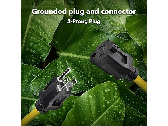 HBN 25 ft Heavy Duty Outdoor Extension Cord 12/3