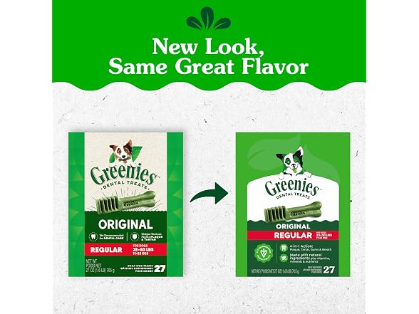 Greenies Regular Dental Dog Treats