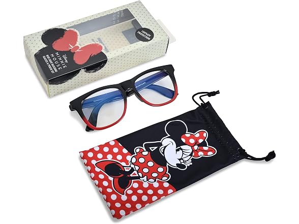 Minnie Mouse Glasses w-Pouch