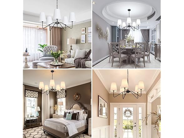 Bosceos 5-Light Modern Chandelier